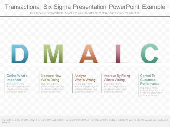Transactional Six Sigma Presentation Powerpoint Example Transactional Six Sigma Presentation Powerpoint Example