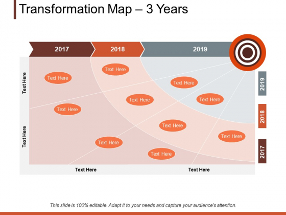 Transformation Map 3 Years Ppt PowerPoint Presentation Professional Samples Transformation Map 3 Years Ppt PowerPoint Presentation Professional Samples