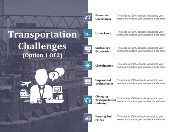 Transportation Challenges Template 1 Ppt PowerPoint Presentation File Templates Transportation Challenges Template 1 Ppt PowerPoint Presentation File Templates