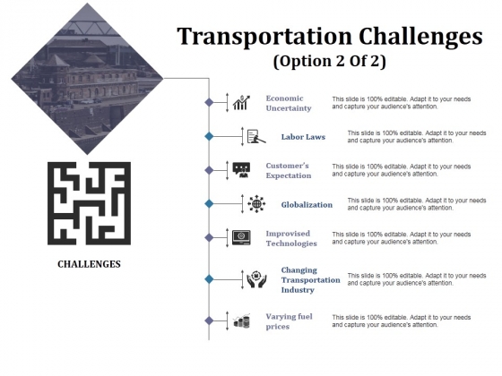 Transportation Challenges Template 2 Ppt PowerPoint Presentation File Diagrams Transportation Challenges Template 2 Ppt PowerPoint Presentation File Diagrams