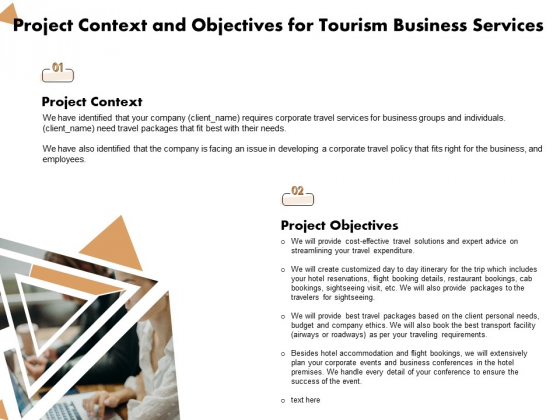 tourism project proposal