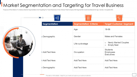 Travel And Tour Company Fundraising Pitch Deck Market Segmentation And Targeting For Travel Microsoft PDF Travel And Tour Company Fundraising Pitch Deck Market Segmentation And Targeting For Travel Microsoft PDF