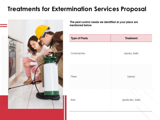 Treatments For Extermination Services Proposal Ppt PowerPoint Presentation Slides Graphics Download Treatments For Extermination Services Proposal Ppt PowerPoint Presentation Slides Graphics Download