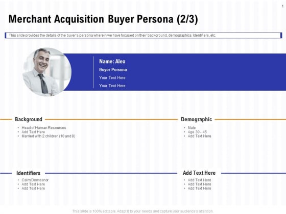 Trends And Emerging Areas In Merchant Acquiring Industry Merchant Acquisition Buyer Persona Background PDF Trends And Emerging Areas In Merchant Acquiring Industry Merchant Acquisition Buyer Persona Background PDF
