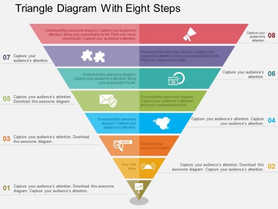 Triangle Diagram With Eight Steps Powerpoint Templates Triangle Diagram With Eight Steps Powerpoint Templates
