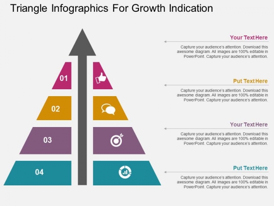 Triangle Infographics For Growth Indication Powerpoint Template Triangle Infographics For Growth Indication Powerpoint Template
