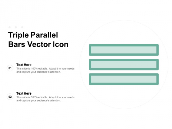 Triple Parallel Bars Vector Icon Ppt PowerPoint Presentation Ideas Deck Triple Parallel Bars Vector Icon Ppt PowerPoint Presentation Ideas Deck
