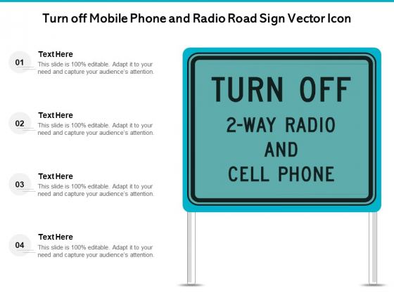 Turn Off Mobile Phone And Radio Road Sign Vector Icon Ppt PowerPoint Presentation Gallery Backgrounds PDF Turn Off Mobile Phone And Radio Road Sign Vector Icon Ppt PowerPoint Presentation Gallery Backgrounds PDF