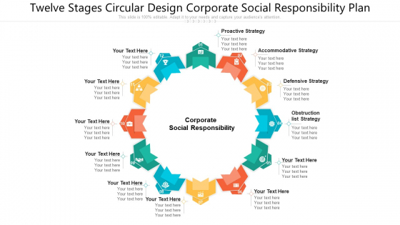 Twelve Stages Circular Design Corporate Social Responsibility Plan Ppt PowerPoint Presentation File Infographics PDF Twelve Stages Circular Design Corporate Social Responsibility Plan Ppt PowerPoint Presentation File Infographics PDF