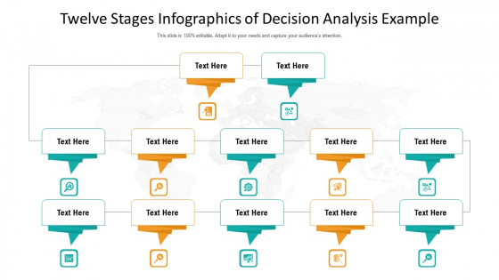 Twelve Stages Infographics Of Decision Analysis Example Ppt PowerPoint Presentation Gallery Good PDF