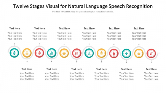 Twelve Stages Visual For Natural Language Speech Recognition Ppt PowerPoint Presentation Gallery Graphics Template PDF