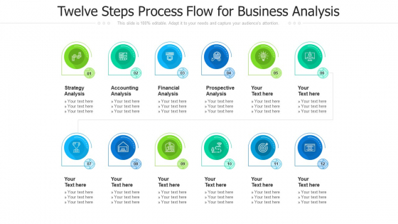 Twelve Steps Process Flow For Business Analysis Ppt PowerPoint Presentation File Designs PDF Twelve Steps Process Flow For Business Analysis Ppt PowerPoint Presentation File Designs PDF