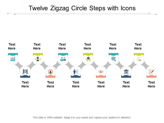 Twelve Zigzag Circle Steps With Icons Ppt PowerPoint Presentation Inspiration Diagrams