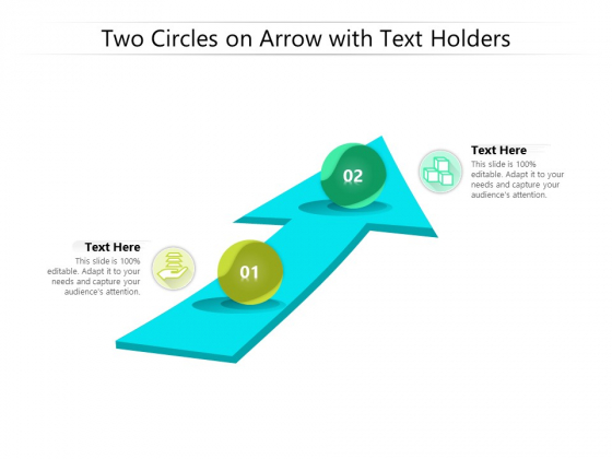 Two Circles On Arrow With Text Holders Ppt PowerPoint Presentation Portfolio Gridlines PDF Two Circles On Arrow With Text Holders Ppt PowerPoint Presentation Portfolio Gridlines PDF