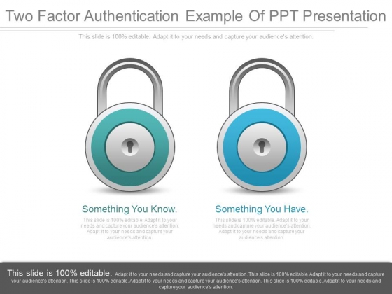 Two Factor Authentication Example Of Ppt Presentation Two Factor Authentication Example Of Ppt Presentation