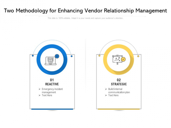 Two Methodology For Enhancing Vendor Relationship Management Ppt PowerPoint Presentation Gallery Grid PDF Two Methodology For Enhancing Vendor Relationship Management Ppt PowerPoint Presentation Gallery Grid PDF