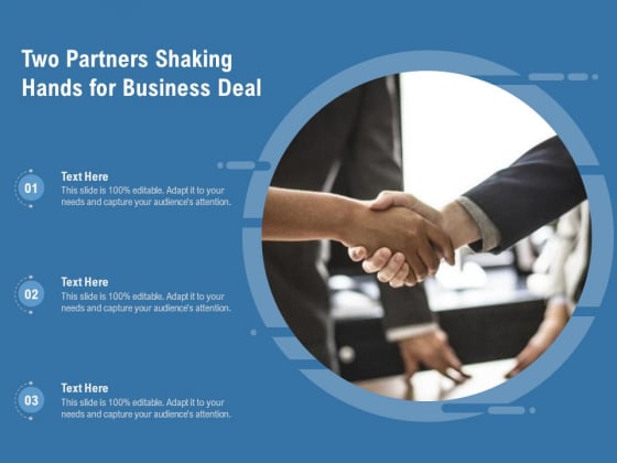 Two Partners Shaking Hands For Business Deal Ppt PowerPoint Presentation File Graphics Design PDF Two Partners Shaking Hands For Business Deal Ppt PowerPoint Presentation File Graphics Design PDF