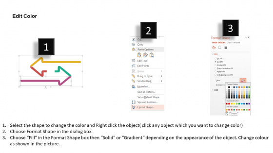 Two Way Arrow Diagram For Idea Generation Powerpoint Template Two Way Arrow Diagram For Idea Generation Powerpoint Template