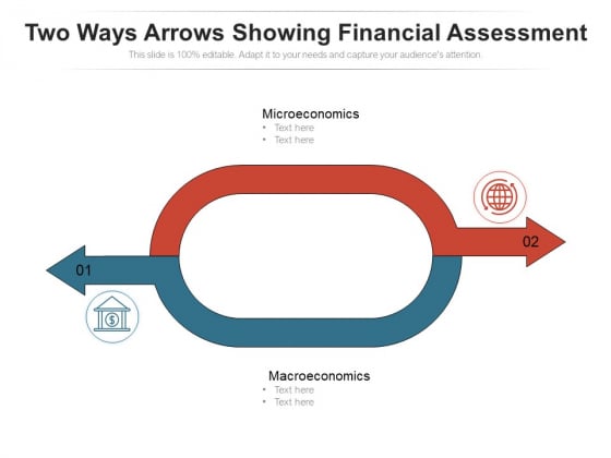 Two Ways Arrows Showing Financial Assessment Ppt PowerPoint Presentation Model Sample PDF Two Ways Arrows Showing Financial Assessment Ppt PowerPoint Presentation Model Sample PDF