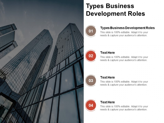 Types Business Development Roles Ppt PowerPoint Presentation Pictures Guide Cpb Pdf Types Business Development Roles Ppt PowerPoint Presentation Pictures Guide Cpb Pdf