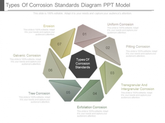 Types Of Corrosion Standards Diagram Ppt Model Types Of Corrosion Standards Diagram Ppt Model