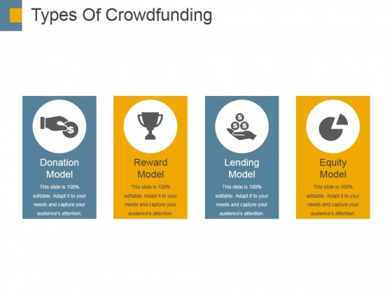 Types Of Crowdfunding Template 1 Ppt PowerPoint Presentation Gallery Slide Download Types Of Crowdfunding Template 1 Ppt PowerPoint Presentation Gallery Slide Download