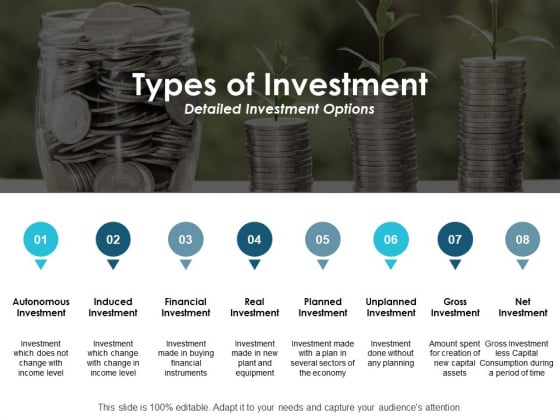 Types Of Investment Detailed Investment Options Ppt PowerPoint Presentation Pictures Graphics Tutorials Types Of Investment Detailed Investment Options Ppt PowerPoint Presentation Pictures Graphics Tutorials