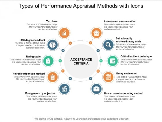Types Of Performance Appraisal Methods With Icons Ppt PowerPoint Presentation Styles Picture Types Of Performance Appraisal Methods With Icons Ppt PowerPoint Presentation Styles Picture