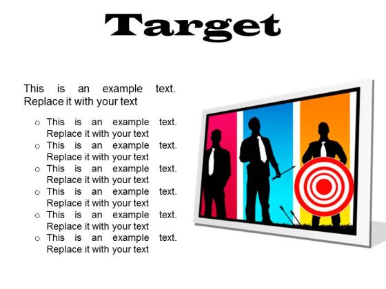 Target Business PowerPoint Presentation Slides F