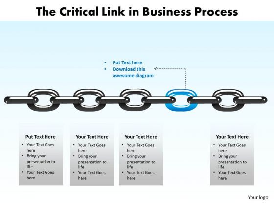 The Critical Link In Business Process PowerPoint Templates The Critical Link In Business Process PowerPoint Templates