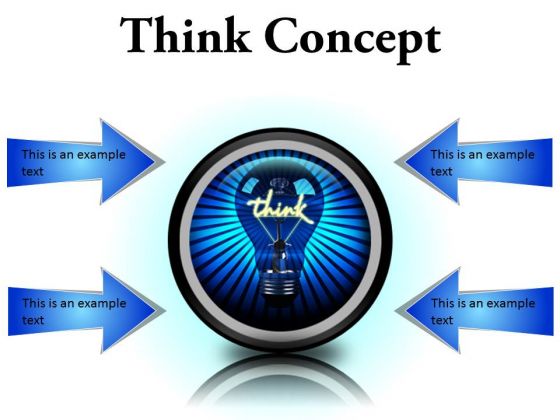 Think Concept Business PowerPoint Presentation Slides Cc