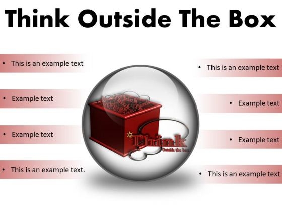 Think Outside The Box Business PowerPoint Presentation Slides C
