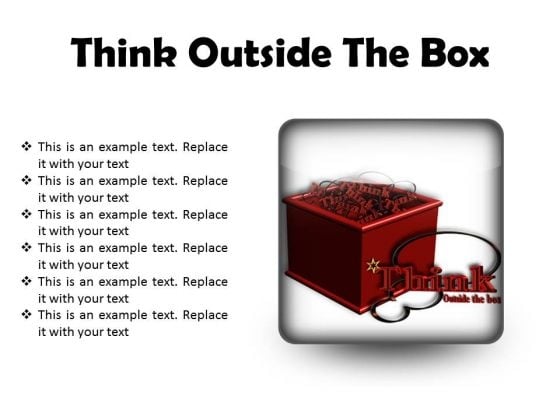 simple examples of thinking outside the box