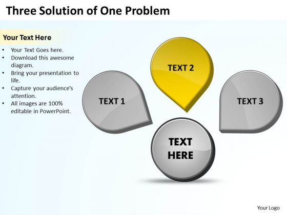 Three Solution Of One Problem Ppt Circular Process Network PowerPoint Templates Three Solution Of One Problem Ppt Circular Process Network PowerPoint Templates