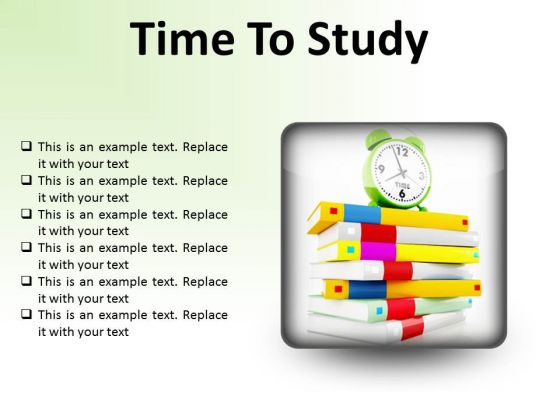 Time To Study Education PowerPoint Presentation Slides S Time To Study Education PowerPoint Presentation Slides S