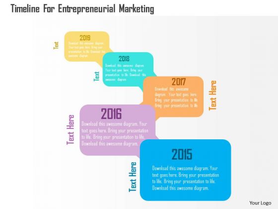 Timeline For Entrepreneurial Marketing Presentation Template Timeline For Entrepreneurial Marketing Presentation Template