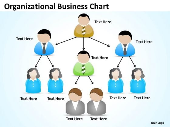 Timeline Organizational Business Chart