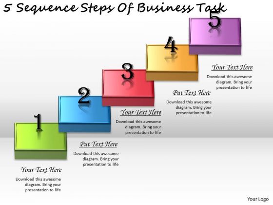 Timeline PowerPoint Template 5 Sequence Steps Of Business Task Timeline PowerPoint Template 5 Sequence Steps Of Business Task