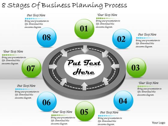 Timeline PowerPoint Template 8 Stages Of Business Planning Process Timeline PowerPoint Template 8 Stages Of Business Planning Process