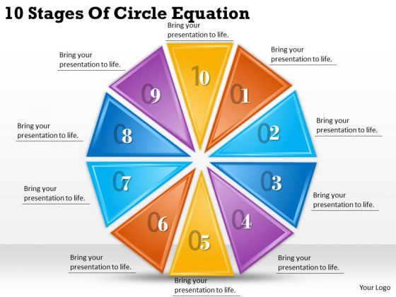 Timeline Ppt Template 10 Stages Of Circle Equation Timeline Ppt Template 10 Stages Of Circle Equation