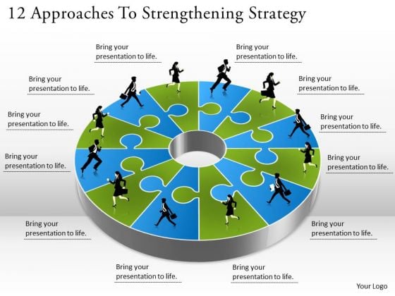 Timeline Ppt Template 12 Approaches To Strengthening Strategy