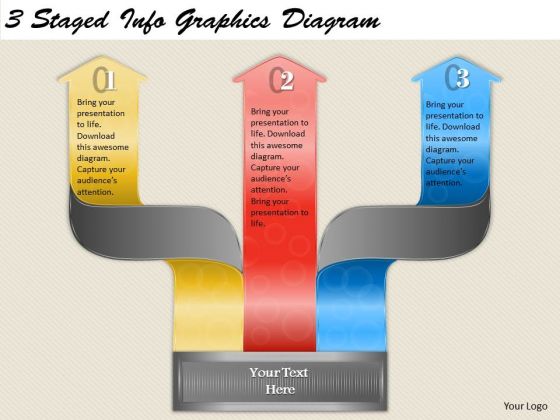 Timeline Ppt Template 3 Staged Info Graphics Diagram