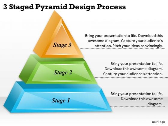 Timeline Ppt Template 3 Staged Pyramid Design Process Timeline Ppt Template 3 Staged Pyramid Design Process