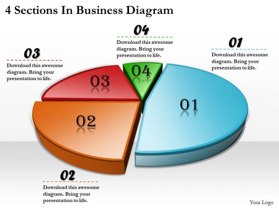 Timeline Ppt Template 4 Sections In Business Diagram Timeline Ppt Template 4 Sections In Business Diagram