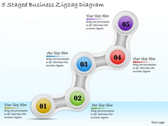Timeline Ppt Template 5 Staged Business Zigzag Diagram Timeline Ppt Template 5 Staged Business Zigzag Diagram