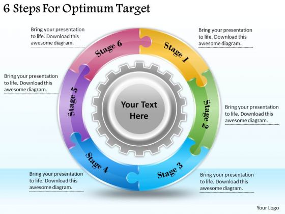 Timeline Ppt Template 6 Steps For Optimum Target Timeline Ppt Template 6 Steps For Optimum Target