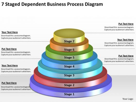 Timeline Ppt Template 7 Staged Dependent Business Process Diagram Timeline Ppt Template 7 Staged Dependent Business Process Diagram