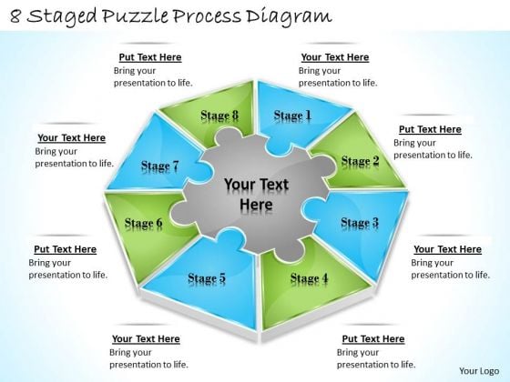 Timeline Ppt Template 8 Staged Puzzle Process Diagram Timeline Ppt Template 8 Staged Puzzle Process Diagram