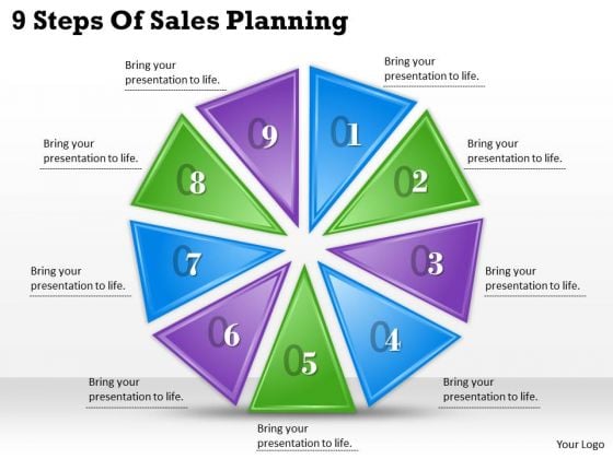 Timeline Ppt Template 9 Steps Of Sales Planning Timeline Ppt Template 9 Steps Of Sales Planning