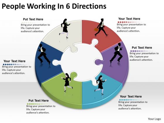 Timeline Ppt Template People Working In 6 Directions Timeline Ppt Template People Working In 6 Directions